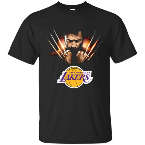 Wolverine LOS ANGELES LAKERS T-Shirts Hoodie Ugly Christmas Sweater