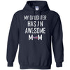Atlanta Braves T Shirts Hoodie My Daughter Has An Awesome Mom