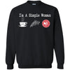 ATLANTA HAWKS T Shirt Hoodie I Am A Simple Woman Love Coffe Pizza ATLANTA HAWKS