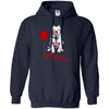 Pitbull T Shirts Hoodie  Pitbull Wearing IT Clown