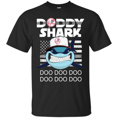 Daddy Shark New York Yankees T Shirt Hoodie Ugly Christmas Sweater Daddy Shark Doo Doo Doo