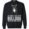 Bulldog T Shirts Hoodie  Of Course I Talk To