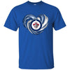 Winnipeg Jets T Shirt Hoodie Color Water Heart