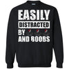 PORTLAND TRAIL BLAZERS T Shirts Hoodie Easily Distracted By PORTLAND TRAIL BLAZERS And Boobs