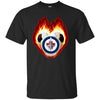 Soccer Winnipeg Jets T Shirts Hoodie Fire Heart