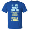 BOOKS AND DOGS T Shirts Hoodie