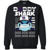 Daddy Shark NEW YORK GIANTS T Shirt Hoodie Ugly Christmas Sweater Daddy Shark Doo Doo Doo