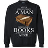 Books T Shirts Hoodie  Never Underestimate A Man APRIL