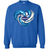 CHARLOTTE HORNETS T Shirt Hoodie Color Water Heart