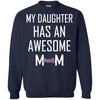 Atlanta Braves T Shirts Hoodie My Daughter Has An Awesome Mom
