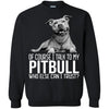 Pitbull T Shirts Hoodie  Of Course I Talk To