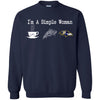 Baltimore Ravens T Shirt Hoodie I Am A Simple Woman Love Coffe Pizza Baltimore Ravens