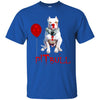 Pitbull T Shirts Hoodie  Pitbull Wearing IT Clown