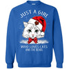 Cats Brown Bears T Shirt Hoodie Ugly Christmas Sweater Just A Girl Who Loves Cats And Christmas