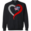 Columbus Blue Jackets T-Shirts Hoodie Ugly Christmas Sweater Heart