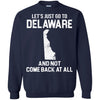 Delaware T Shirts Hoodie  Lets Just Go To