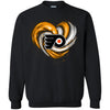 Philadelphia Flyers T Shirt Hoodie Color Water Heart