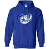 PHILADELPHIA 76ERS T Shirt Hoodie Color Water Heart