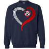 Davidson Wildcats T Shirt Hoodie Ugly Christmas Sweater Love Heart
