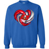 Tampa Bay Buccaneers T Shirt Hoodie Color Water Heart