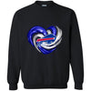 BUFFALO BILLS T Shirt Hoodie Color Water Heart