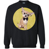 Chihuahua T Shirts Hoodie  Funny Chihuahua Wearing Glasses