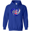 DETROIT PISTONS T Shirt Hoodie Color Water Heart