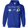 Washington Redskins T Shirt Hoodie I Am A Simple Woman Love Coffe Pizza Washington Redskins
