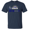 Nike Colorado Rockies T Shirt Hoodie Just Do It