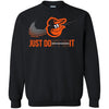 Nike Baltimore Orioles T Shirt Hoodie Just Do It