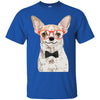 Chihuahua T Shirts Hoodie  Funny Chihuahua Wearing Red Glasses