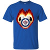 Soccer Winnipeg Jets T Shirts Hoodie Fire Heart