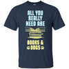 BOOKS AND DOGS T Shirts Hoodie