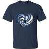 Dallas Cowboys T Shirt Hoodie Color Water Heart