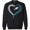 PHILADELPHIA EAGLES T-Shirts Hoodie Ugly Christmas Sweater Heart