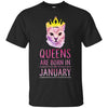 QUEENS CAT JANUARY T-Shirts Hoodie Ugly Christmas Sweater