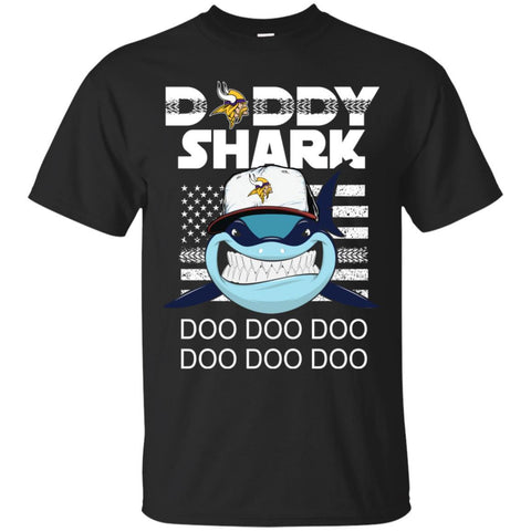 Daddy Shark Minnesota Vikings T Shirt Hoodie Ugly Christmas Sweater Daddy Shark Doo Doo Doo