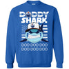 Daddy Shark Edmonton Oilers T Shirt Hoodie Ugly Christmas Sweater Daddy Shark Doo Doo Doo