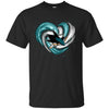 San Jose Sharks T Shirt Hoodie Color Water Heart
