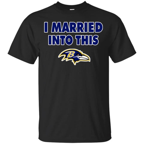 Baltimore Ravens T Shirt I Married Into This T Shirts Hoodie