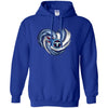 Tennessee Titans T Shirt Hoodie Color Water Heart