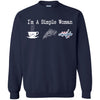 Washington Capitals T Shirt Hoodie I Am A Simple Woman Love Coffe Pizza Washington Capitals