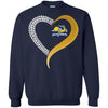 South Dakota State Jackrabbits T Shirt Hoodie Ugly Christmas Sweater Love Heart