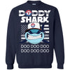 Daddy Shark Texas Rangers T Shirt Hoodie Ugly Christmas Sweater Daddy Shark Doo Doo Doo