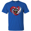 CLEVELAND CAVALIERS T Shirt Hoodie Color Water Heart