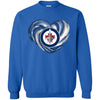 Winnipeg Jets T Shirt Hoodie Color Water Heart