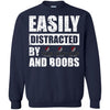 PORTLAND TRAIL BLAZERS T Shirts Hoodie Easily Distracted By PORTLAND TRAIL BLAZERS And Boobs