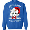 Cats Princeton Tigers T Shirt Hoodie Ugly Christmas Sweater Just A Girl Who Loves Cats And Christmas