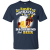 Dachshund T Shirts Hoodie  Funny Dachshund And Beer