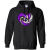 Baltimore Ravens T Shirt Hoodie Color Water Heart